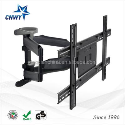 China Cold Sheet Metal With Plastic Cover Folding TV Wall Mount Bracket Available For 40-70” Flat Panel TV for sale