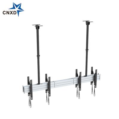 China Cold Rolled Steel Sloping Vertical 90 Degree Double Roof Ceiling TV Mount For TV for sale