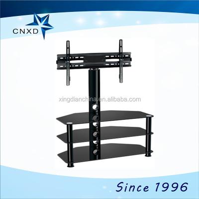 China Dubai Dragon Mart TV Stand TV Stand/Wholesale Glass Metal LED TV Furniture Glass Display Cabinet Stand for sale