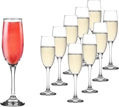 China NO Glass Red Wine High Quality Transparent Champagne Flute Juice Cup For Wedding for sale