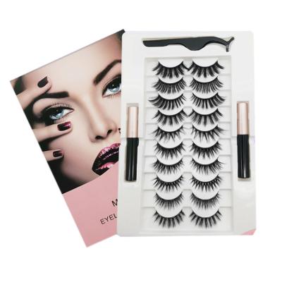 China Crisscross Eyelashes 25 Mm 3d Mink Eyelash With Magnetic Box /magnetic Eyelashes Set False /magnetic Eyelashes With Tweezers for sale