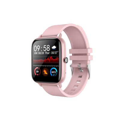 China Custom Women Smartwatch Cheap Qinstrong 1.54inch Touch Screen Smart Watch P6 Phone Call Phone Call Men Waterproof Smartwatch for sale