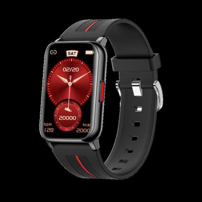 China MP3 Playback H76 Screen IP68 Low Power Consumption Heart Rate BP Blood Oxygen Health Monitor Glass Smart Watch 1.57