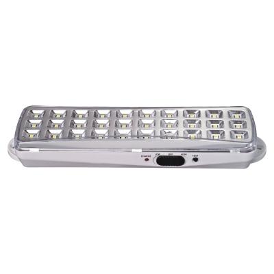 China CE Certificate 30 LED Commercial Lithium Battery Luminaria Rechargeable Emergencia Italy Romania Mexico Colombia Chile IP23 IP43 for sale