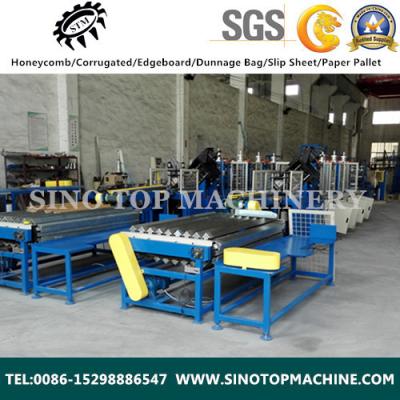 China STM 40m/min Craft cardboard protection edge board machine for sale