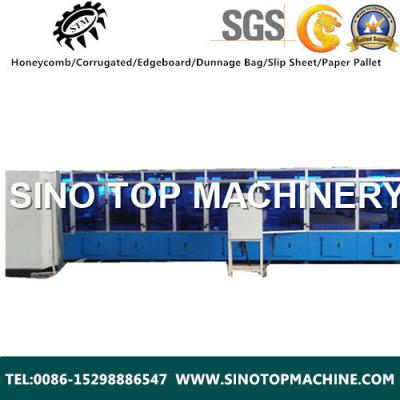 China STM dry and fast corrugated honeycomb core making instrument for sale