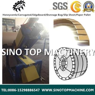 China Wrap around edge board rotary notcher for sale