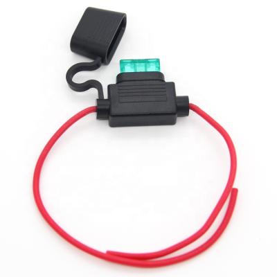 China Auto Fuse Blade Fuse Holder (19mm*19mm*14mm) ZEET 16AWG Integrated Waterproof Automotive ATC/ATO Regular Blade Holder Fuse Holder for sale