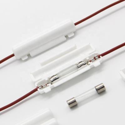 China 6x30mm White Glass Tube ZEET 6x30mm Fuse Glass Tube Fuse Holder for sale