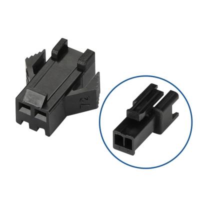 China Jst Automotive SM 2.5mm White Black 2 Pin Connector SMP-02V-BC for sale