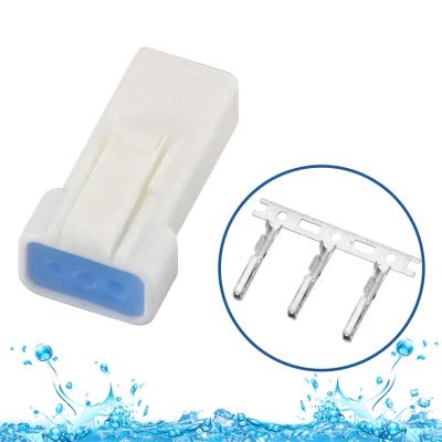 China High Quality Waterproof Electrical Plug 03R-JWPF-VSLE-S 3 Pin Waterproof Female Connector Wire On Board for sale