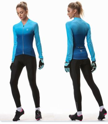 China Custom Women Cycling Jersey Tank Top Breathable Quick Drying Breathable Cycling Cycle Set For Riding for sale