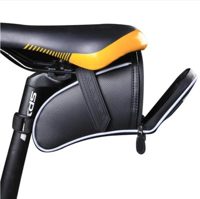 China Custom Fashionable Daily Life + Sports Logo Waterproof Bike Saddle Rear Bag Bicycle Seat Bag Bicycle Tail Bag for sale