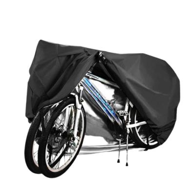 China Custom Logo High Quality Mountain Bikes Anti-UV Waterproof Big Size Bikes 2 Bikes Cover Bicycle Covers for sale