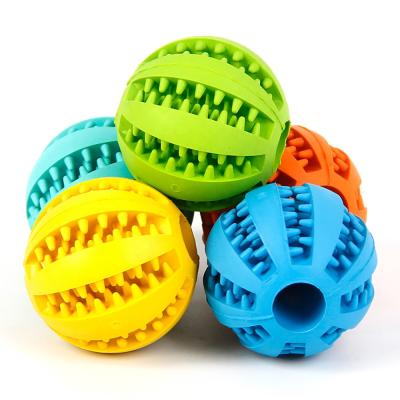 China 2021 Amazon Saddle Products Popular Sustainable Top Dog Toys Cleaning Ball Teddy Dog Decompression Elastic Rubber Ball Dog Toys Wholesale for sale