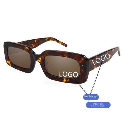 China Shield Occhiali DA Unique Square Vintage CR39 Polarized UV400 Sunglasses Men Women 2021 Shades Acetate Frame Sun Glasses OEM for sale