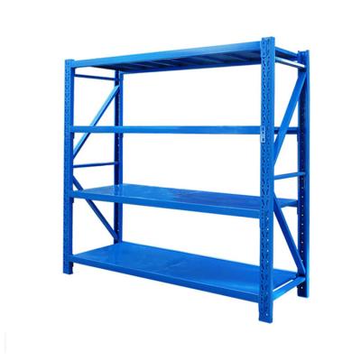 China Corrosion Protection Super Quality Firm Shelf Storage Warehouse Eco - Friendly Spraying Light Duty Rack for sale