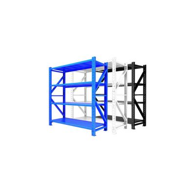 China Corrosion Protection Competitive Price Metal Shelf Warehouse Steel Cold Rolling Medium Duty Rack for sale