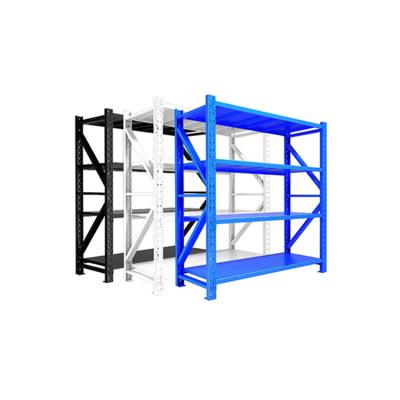 China Corrosion Protection Fully Stocked Shelf Modern Storage Racks Medium Duty Warehouse Rack for sale