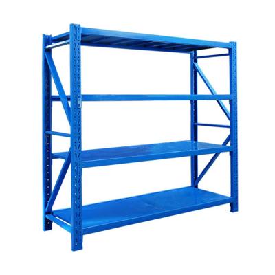 China Corrosion Protection China Design Wholesale Customized Heavy Duty Metal Steel Shelf Warehouse Cold Rolling Rack for sale