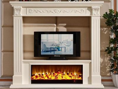 China Deco Flame Vintage Decorative Electric Fireplace Safety With Remote Control for sale