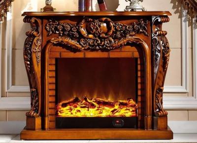 China Led Electric Insert Antique Decorative Fireplace For Hotel / Restaurant for sale