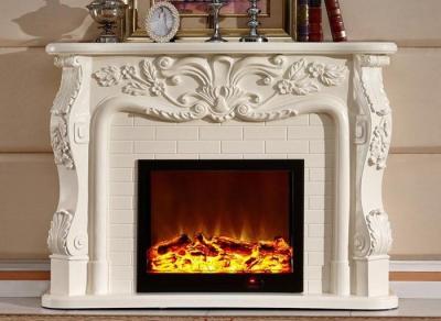 China Indoor European Electric Fireplace Hotel Restaurant Decoration for sale