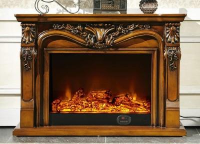 China Home Customizable Modern Electric Fireplace Wood Stainless Steel for sale