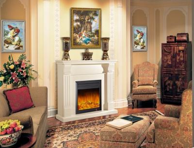 China Antique European-style 1.2m Modern Electric Fireplace With Remote Control for sale