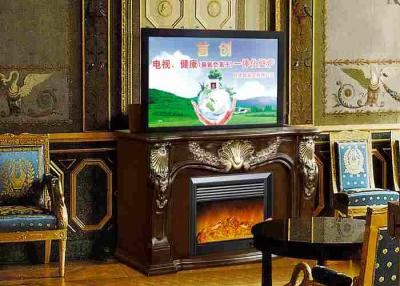 中国 旧式な様式の居間の電気暖炉 TV はリモート・コントロールと立ちます 販売のため