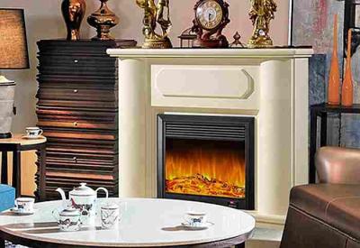 China Classical Living Room Decorative LED Electric Fireplace Heater Remote Control for sale