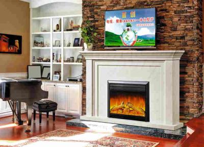 China Bedroom European 1.5m Electric Imitation Marble Fireplace Heater 750W - 1500w for sale