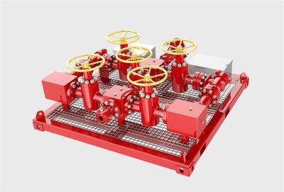 Chine Manifold d'étranglement pour les essais de puits d'huile avec régulation de la pression de 3000 psi et norme API 16C à vendre