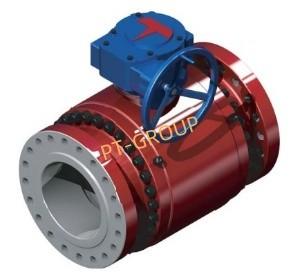 China Flange Connection Manual Ball Valve API 6D Standard for sale