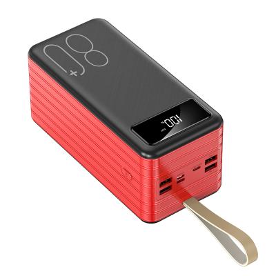 China Mobile Phone Tablet MP3 GPS Christmas Gift Promotion Amazon New Products Power Bank 80000 Mah Powerbank With LED Light 80000mAh Power Banks for sale