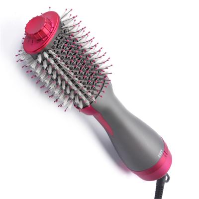 China Airbrush Hair Dryer Styler 1000W One Step Hair Dryer Ionic Electric Hot Hair Brush for sale