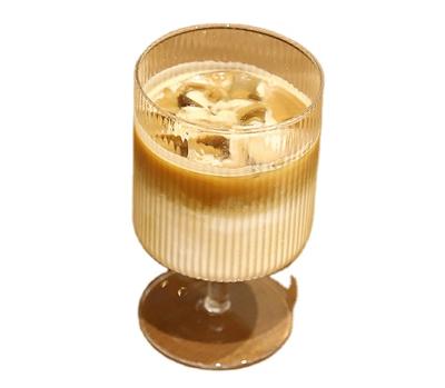 China High Quality Classic Hot Selling Ice Cream Coffee Mug Classic Glass Reusable Coffee Mug for sale