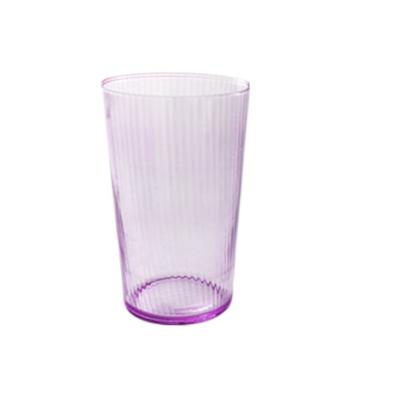 China Manufacturers china wholesale modern simple straight line colored tumbler wine cup for sale