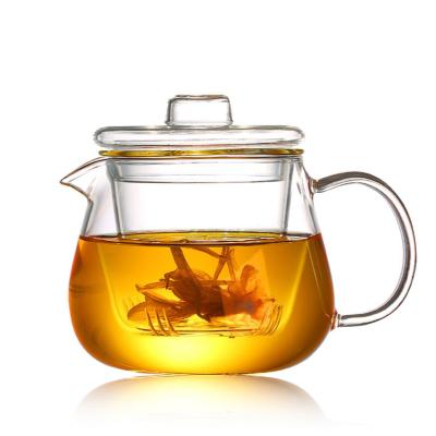 China China Sustainable Factory Elegant Teapot With Removable Glass Lid And Strainer for sale