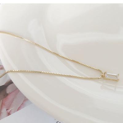 China Miscellaneous Western Style Promotional Goods Using Square Wand Pendant Necklace for sale