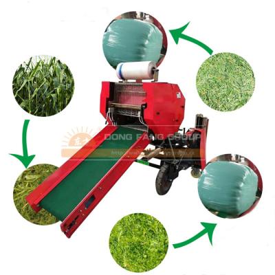 China Fully Automatic Round Farms (Agricultural Waste Recycling) Silage Baler And Wrapping Machine for sale