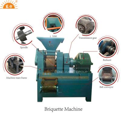 China factory coconut shell/carbonized rice husk/bamboo charcoal briquette making machine price for sale