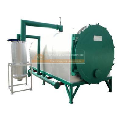 China 5cbm Horizontal Air Circulation Carbonization Furnace Charcoal Making Machine Carbonization Furnace for sale