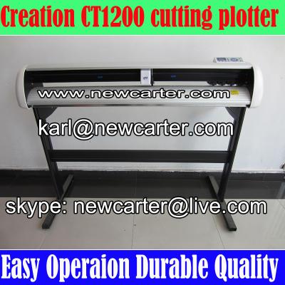 China Cutting Plotter With Stand CT1200 Vinyl Cutter With Stepper Motor  Creation Vinyl Cutter for sale