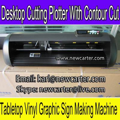 China Adhesive Label Cutter Plotter With Contour Cut 24'' Computer Cutting Plotter HW630 Cutters for sale