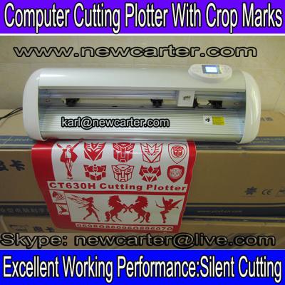 China Boat Lettering Cutter 24'' Cutting Plotter Vinyl Sticker Cutter 630 Vinyl Graphic Cutter for sale