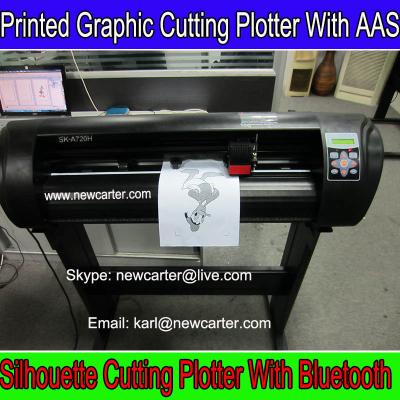 China Automatic Contour Cutter Plotter Printed Label Cutting Machine Smart Vinyl Sign Cutter 24 for sale