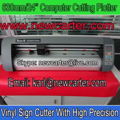 China Adhesive Vinyl Decal Cutter 630 Cutting Plotter With Contour Cut Vinyl Letter Cutter Kuco for sale