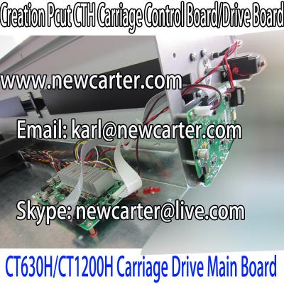 China CT1200H Cutting Plotter Carriage Drive Board Pcut Vinyl Cutter Drive Board Spare Parts Cut for sale