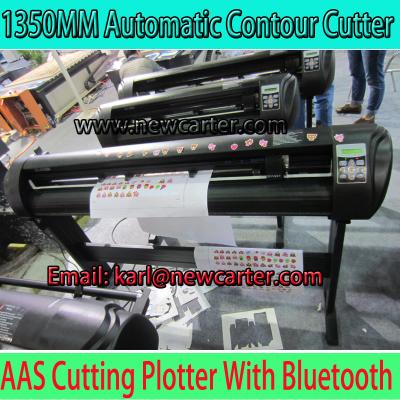 China Large Cutting Plotter With ARMS SK1350 Vinyl Cutter Plotter With AAS Automatic Contour Cut for sale